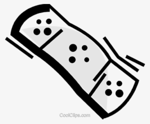 Bandages Royalty Free Vector Clip Art Illustration - Mask #3412383