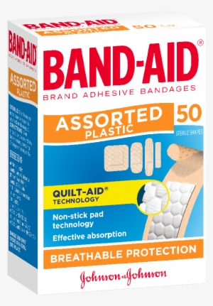 Ba Plastic Assorted 50 - Band Aid Assorted 50 #3412465
