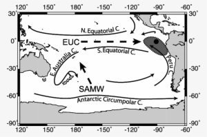 Map Of The Tropical And South Pacific Showing The Galápagos - Tarapur Map #3412865