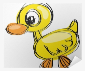 Sketched Duck Shower Curtain #3413218