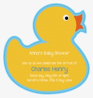 Com Online Baby Shower Invitations Little Duckie Yello - Baby Shower #3413263