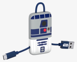 Star Wars Tlj R2d2 Keyline Micro Usb Cable 22cm - Star War Micro Usb #3414097