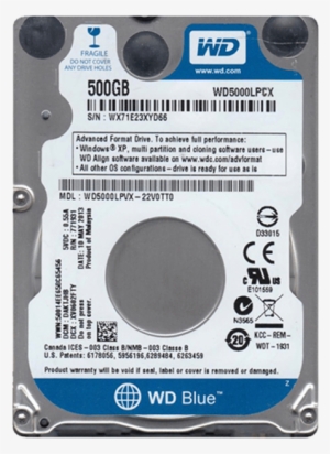 Western Digital Hdd Wd5000lpcx Mobile 500g #3414199