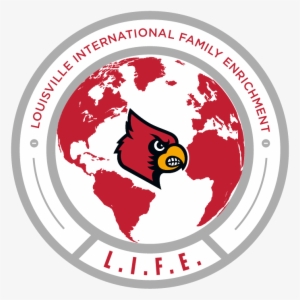 Louisville International Family Enrichment - Ncaa Louisville Cardinals Small Static Decal #3414383