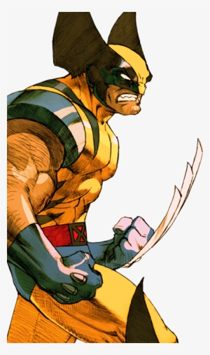 Logan Wolverine, Marvel Vs, Figurative Art, X Men, - Marvel Vs Capcom 2 Png #3414431