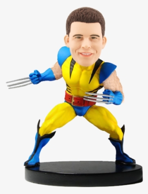 Customized Marvel Wolverine Bobblehead - Marvel Classic Resin Head Knocker Wolverine #3414635
