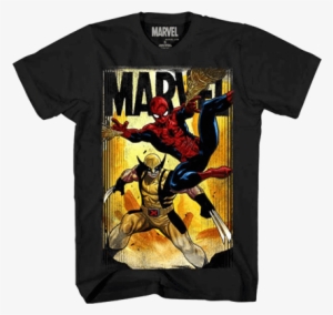 Spiderman And Wolverine Avengers T-shirt - Mke T Shirt #3414794