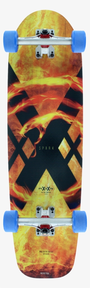 Moonshine Spark Complete Skateboard - Moonshine Spark Longboard Deck #3414964