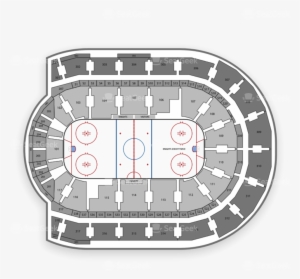 Philadelphia Flyers Seating Chart Map Seatgeek Png - Budweiser Gardens #3416290