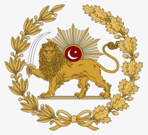 Lion And Sun Emblem Of Urdustan - Persian Lion And Sun Tattoo #3416397