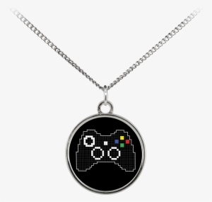 Pixel Art Xbox Gaming Fan Standard Coin Necklace - Necklace #3416711