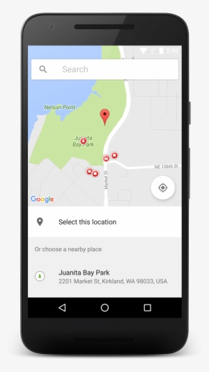 The Place Picker Ui Widget - Android Place Picker #3416908