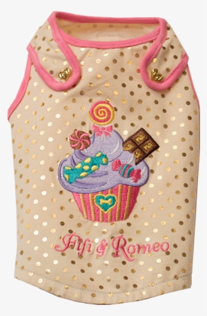 Fifi & Romeo Limited Edition Cupcake Cotton Tank Top - Dessert #3416936