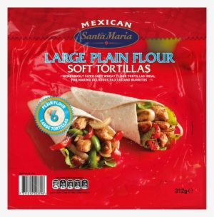 50379 Large Plain Flour Soft Tortillas Id=624 - Santa Maria Santa Maria Large Plain Flour Tortilla #3417226