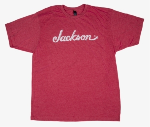 Jackson Logo Tee Shirt Heathered Red Xxl - Jackson Guitars #3418370