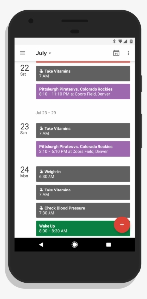 Google Calendar For Android - Calendar Goals App Phone #3418639