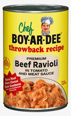 Beef Ravioli - Chef Boyardee Throwback Recipe #3419469
