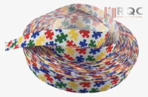 Autism Awareness Puzzle Printed Grosgrain Ribbons 7/8\ - Fedora #3420576 Autism Awareness Puzzle Printed Grosgrain Ribbons 7/8\ - Fedora #3420576