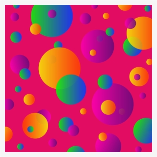 Circles, Colorful, And Dots Image - Party Pattern Clipart Png #3421157