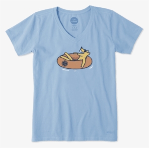 Women's Inner Tube Rocket Crusher Vee - Life Is Good. Women's Crusher Vee - All #3421181