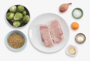 Pork Chops & Freekeh Salad With Brussels Sprouts & - Vegetable #3422521