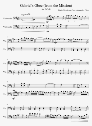 Gabriel's Oboe - ガブリエル の オーボエ 楽譜 #3422817