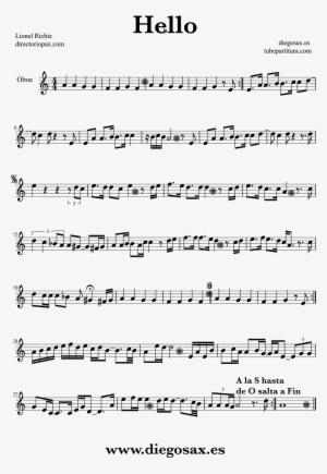 Tubescore Sheet Music For Oboe - Sheet Music Bassoon #3422847