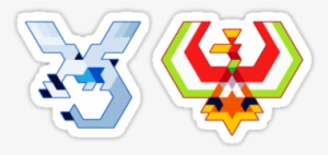 Trixel Lugia & Ho-oh By Etall - Ho Oh Lugia Symbol #3422935