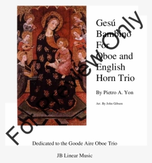 Gesu Bambino For Oboe And English Horn Trio Thumbnail - Posterazzi Serra Pere (1343-1406) Canvas Art - (24 #3422937