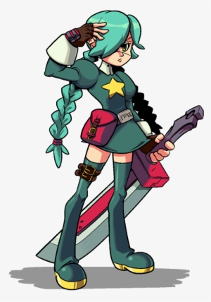 Annie And Sol Badguy Drawn By Binarypen - Skullgirls Annie #3423962