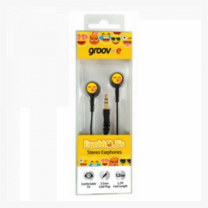 Groov E Kids Earmoji Emoji Stereo Earphones & Spare - Earbuds Emoji #3423989