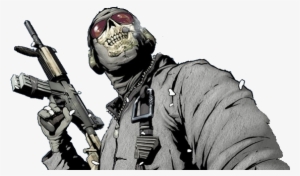 Call Of Duty Ghosts Render Download - Call Of Duty Modern Warfare 2 Ghost #3424232