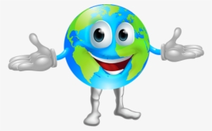 Globe Clipart Emoji - World Cartoon Man #3425485