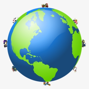 Earth - Globe Clipart #3425593
