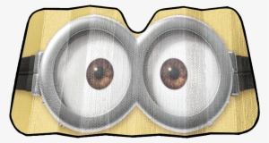 Minions Eyes Accordion Sunshade - Minions By Despicable Me - Minions Eyes Accordion Sunshade #3426220