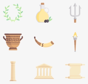 Ancient Greece City-state Symbols - Polis Ancient Greece Symbol - Free ...