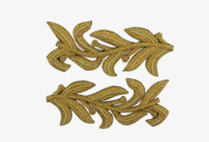 Repeat Pattern Laurel Leaf Gold - Motif #3426366
