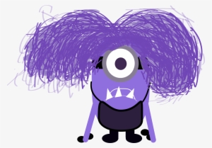 Purple Minion Clipart - Minions Evil Minion Kevin #3426608