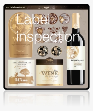 Label Inspection - Vector Label Wine #3426937