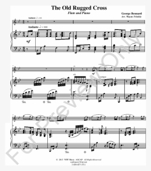 The Old Rugged Cross Thumbnail - Ноты Для Скрипки Современных Песен #3427045