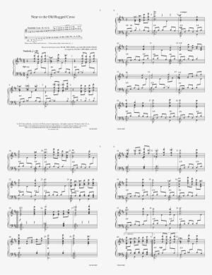 Near The Old Rugged Cross Thumbnail - 악보 #3427110