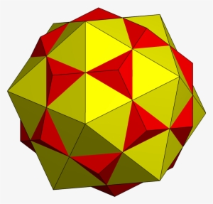 Compound Of Dodecahedron And Icosahedron - Icosahedron #3427141