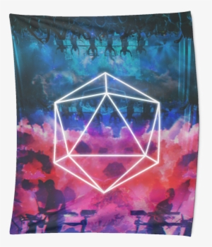 Icosahedron The Upside Down Music Fest Tapestry - Bloom Odesza #3427436