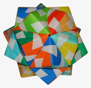 Triambic Icosahedron With Sonobe Units Folding Instructions - Sonobe #3427857