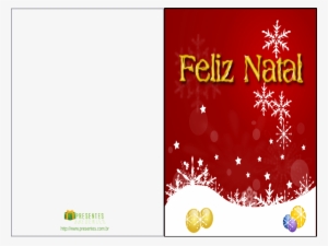 Flocos De Neve - Cartao De Natal Para Escrever #3428209
