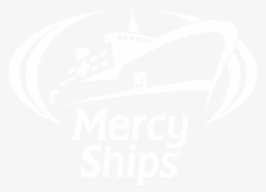 White Logo Psd File Download - Mercy Ships Logo Black And White #3428249