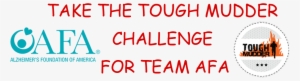 Afa Has Joined Tough Mudder As A Charity Partner Where #3429755