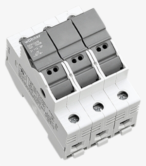 Rm32 Cylindrical Fuse Holder 10 X 38mm 1p Neutral - Wohner 31296 Holder For Cylindrical Fuses Class Cc #3430029