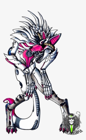 Transparent Stock Broken Drawing Puppet - Fnaf Funtime Foxy #3431277
