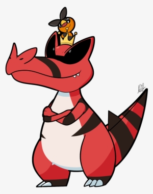 King Krookodile & Tepig - Cartoon #3431547